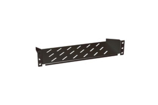 Tablette fixe haut. 2U prof. 200mm pour coffrets LCS³ prof.