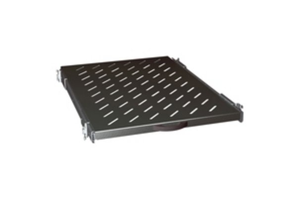 Tablette télescopique hauteur 1U profondeur 625mm pour armoi