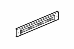 Trappe à balais hauteur 100mm pour baie LCS³ largeur ou prof
