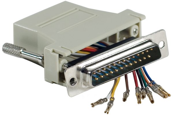 ADAPTATEUR RJ45 / DB25M