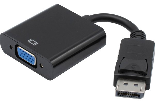 CONVERTISSEUR DP 1.2 ACTIF VERS VGA + AUDIO