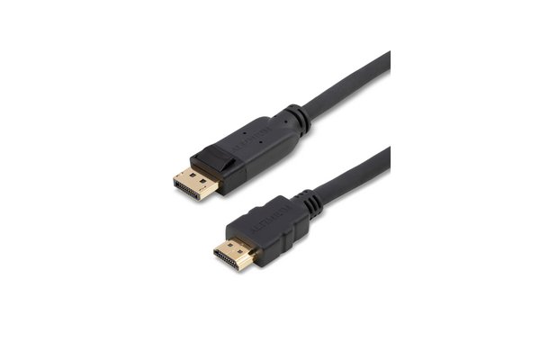 CORDON DISPLAYPORT Male VERS HDMI Male 1920*1080P@60Hz 2M