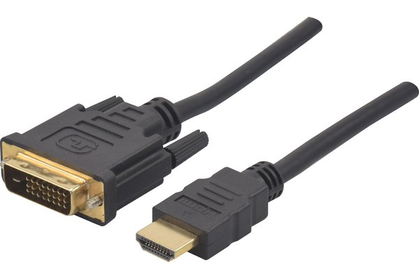 CORDON HDMI A /DVI-D- 3 M