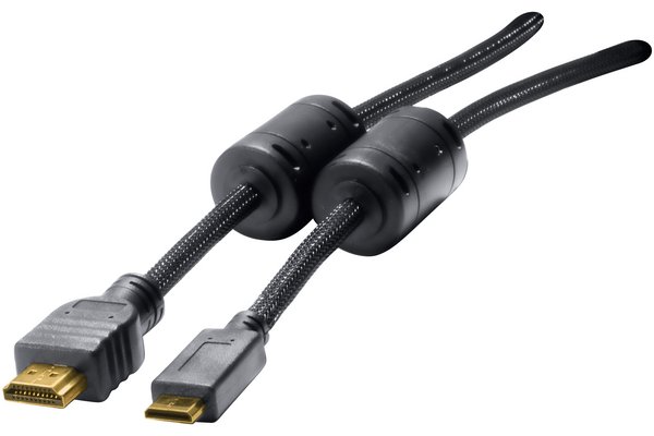 CORDON HDMI HIGH SPEED VERS Mini HDMI HQ- 3 m