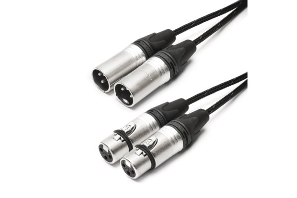 CORDON TWINY 2022 / 2 XLR NEUTRIKMALE/ 2 XLR FEMELLE 10M