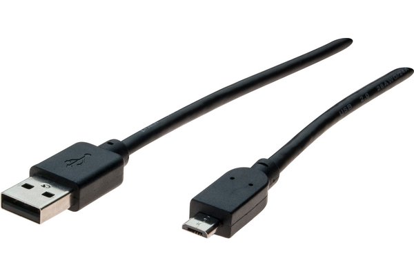 CORDON USB 2.0 A / MICRO B NOIR - 1