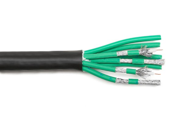 Cable avec 5 coaxiaux SUPRA diam ext. 15