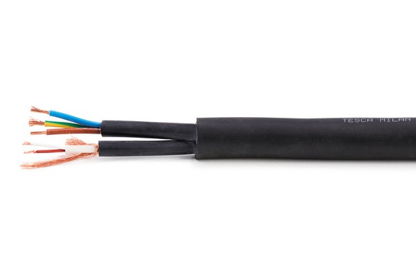 Cable hybride composé de 1 GUIDO 2022 + HO7RNF 3G1