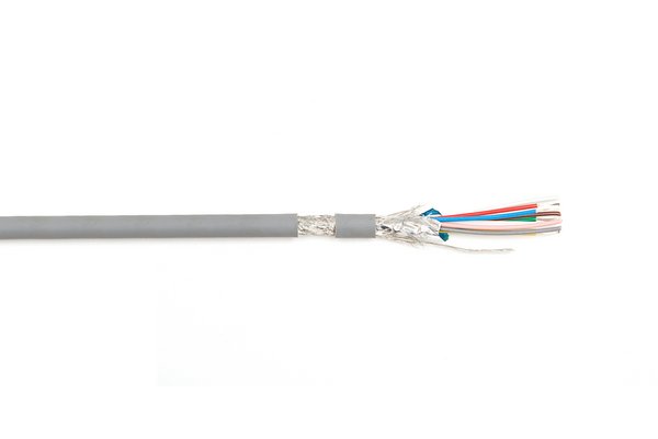 Cable multiconducteurs blindé alu + tresse 8 x 0