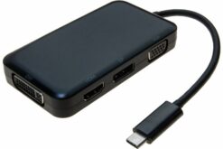 Convertisseur multiports Type C vers VGA - DVI - HDMI - DP