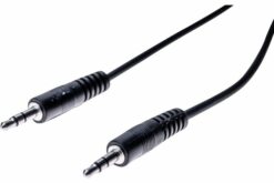Cordon Jack 3.5 mm noir - 2 m