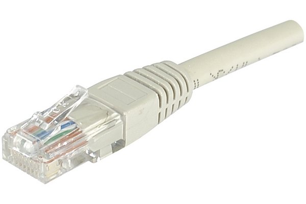 Cordon RJ45 CAT 6 U/UTP gris - 7 m
