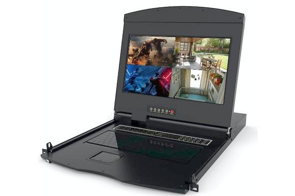 DEXLAN CONSOLE LCD 17,3" 16:9 Full HD KVM 4 PORTS HDMI/USB