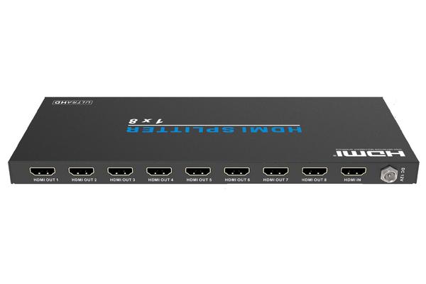 Distributeur HDMI 1x8 - 4K@60Hz - HDMI 2.0 - EDID