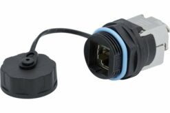 EMBASE RJ45 CAT.6A ETANCHE AVEC BOUCHON
