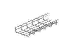 Grille guide-câbles en U pour baies LCS³ - largeur 200mm, lo