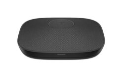 HP POLY- Microphone de table noir avec plaque de fixation et