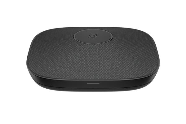 HP POLY- Microphone de table noir avec plaque de fixation et