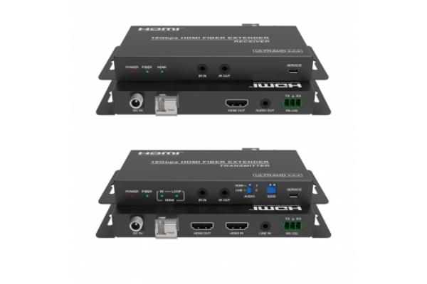 Kit Extendeur HDMI Fibre Optique-4K@60Hz 4:4:4-10Km-HDMI2.0