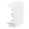 OBO ANGLE PLAT RAPID 45-2 GK 130x53 PVC BLANC