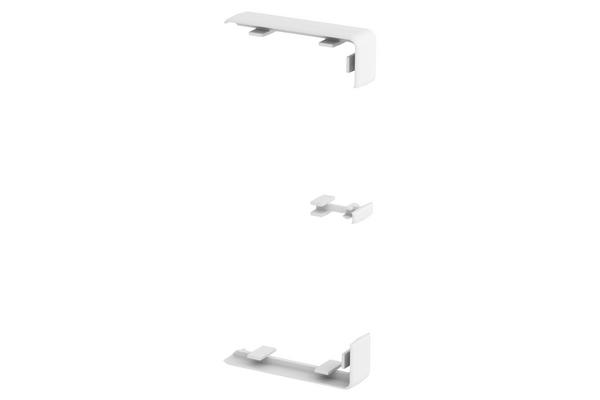 OBO ECLISSE COUVRE-JOINT RAPID 45-2 GK 130x53 PVC BLANC