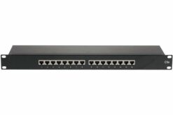PANNEAU 19" 1U 16 PORTS CAT5e STP