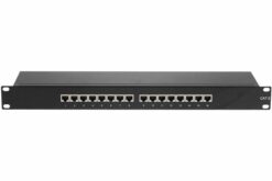 PANNEAU 19" 1U 16 PORTS CAT6 STP
