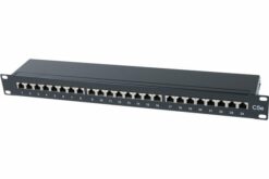 PANNEAU 19" 1U 24 PORTS CAT5e STP