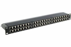 PANNEAU 19" 1U 48 PORTS CAT6 STP