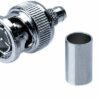 SACHET DE 10 CONNECTEURS BNC 75ohm A SERTIR POUR KX6