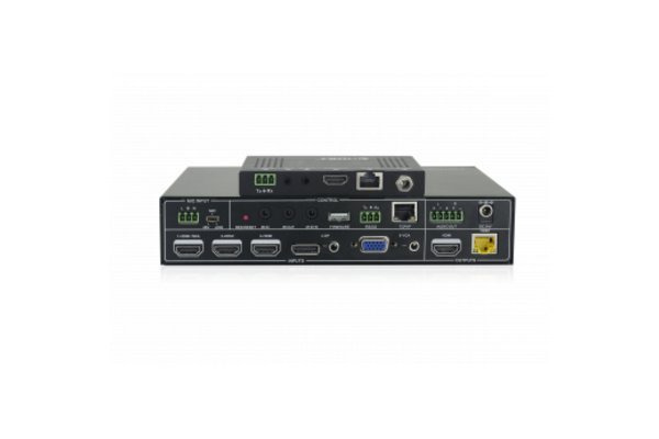 Sélecteur 5 entrées et 1 sortie HDBT mirrorée HDMI