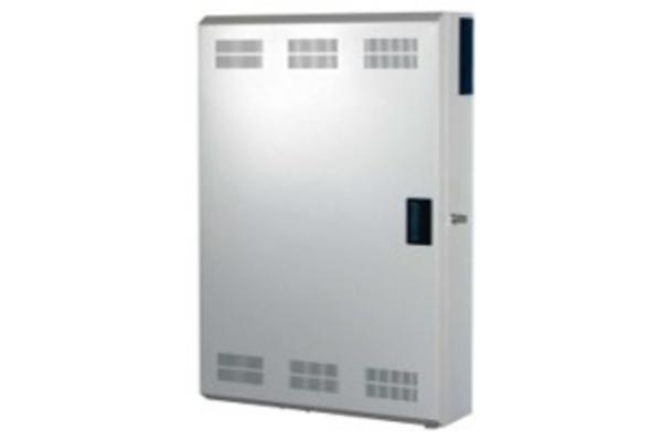 EKIVALAN Coffret mural 3+3U faible encombrement - L600xH900xP200 - Noir