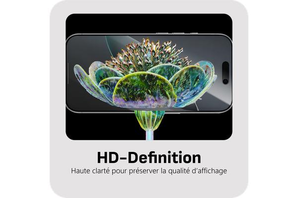 JUST IN CASE Protège-écran confidentialité pour iPhone 17 /