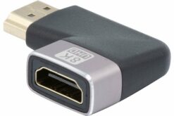 ADAPTATEUR COUDE PLAT GAUCHE HDMI 2.1 8K M/F