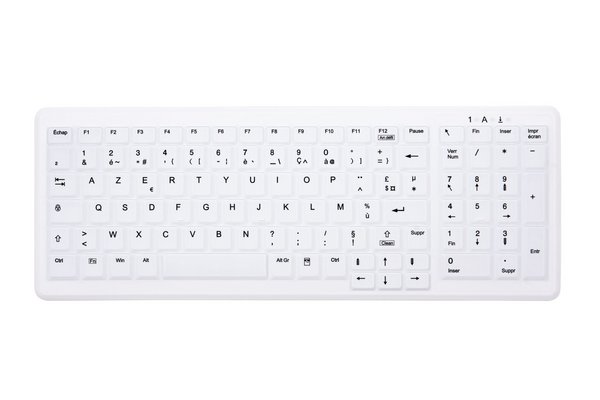 CONTTOUR ACTIVE KEY Clavier hyg. AK-C7000 sans fil FR blanc