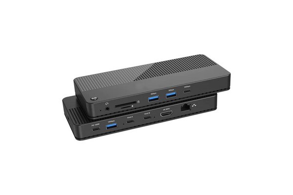 KVM 2 ports HDMI + DOCKING STATION 10en2 + PD100W