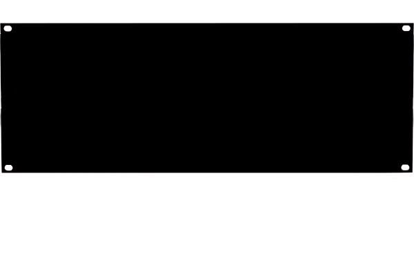 Panneau 19" 4U plein noir