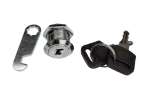 Verrouillage pan. latéral - 1 jeu de 2 pièces (clé et came)