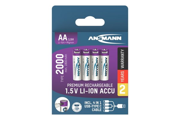ANSMANN Accu lithium AA