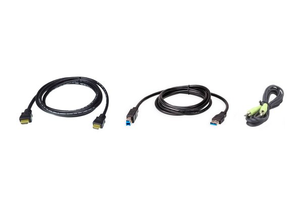 ATEN 2L-7D02UHX3 Kit de cable USB HDMI Audio 1
