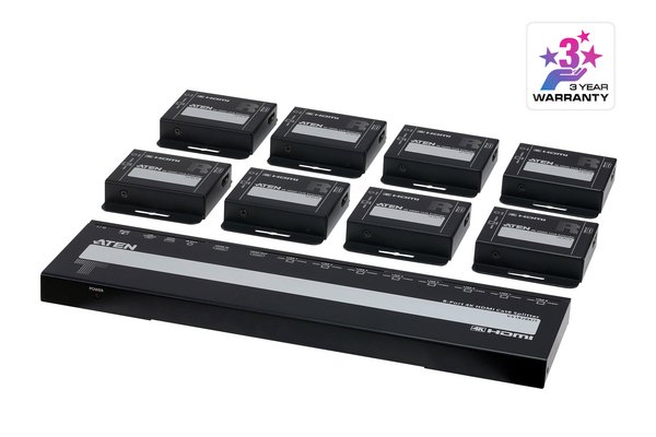 ATEN VS1828KIT DISTRIBUTEUR 8PORTS HDMI 4K SUR RJ45 AVEC RE