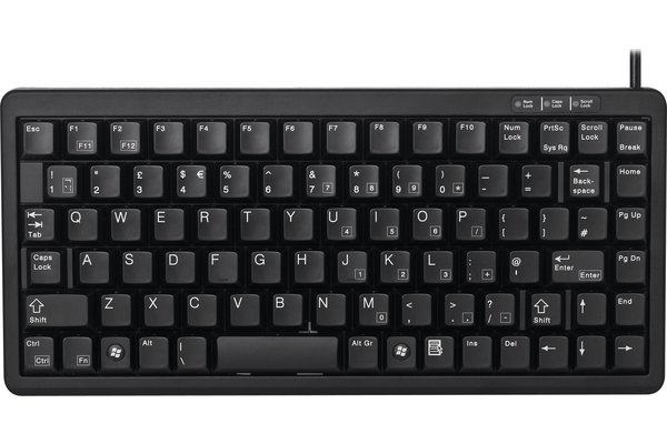 CHERRY Clavier compact G84-4100 USB/PS2 noir QWERTZ (DE)