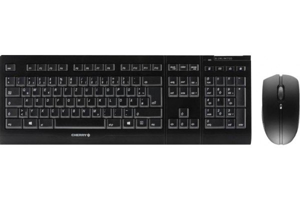 CHERRY Pack clavier & souris B.Unlimited 3.0 Sans fil noir