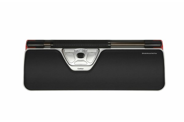 CONTOUR DESIGN Souris centrée RollerMouse Red Plus sans fil