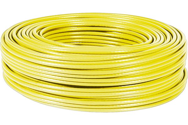 Câble multibrin F/UTP CAT6A LS0H jaune - 305 m