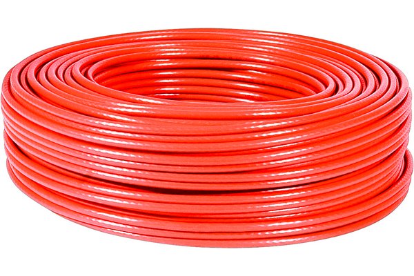 Câble multibrin F/UTP CAT6A LS0H rouge - 305 m