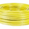 Câble multibrin S/FTP CAT6 jaune - 100 m