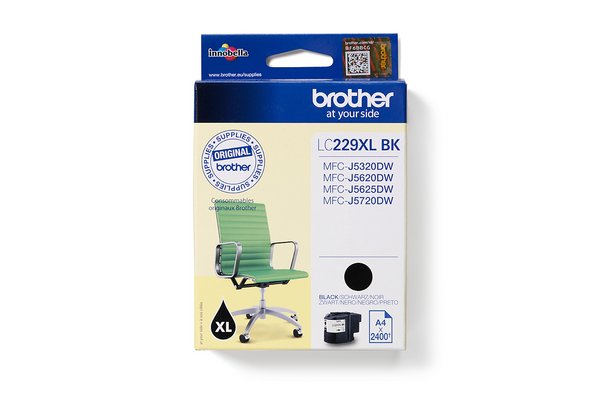 Cartouche BROTHER LC229XLBK - Noir