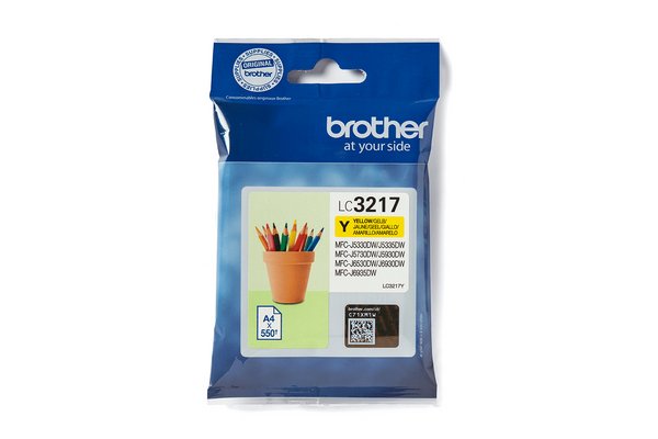 Cartouche BROTHER LC3217Y - Yellow