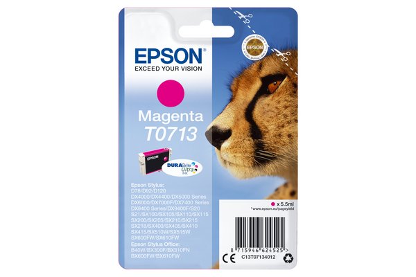 Cartouche EPSON C13T07134012 T0713 - Magenta